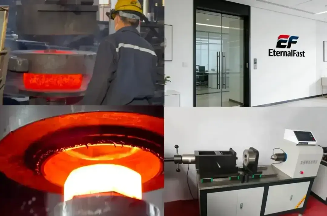 Hot forging operation and fastener inspection equipment at Eternal Fastener