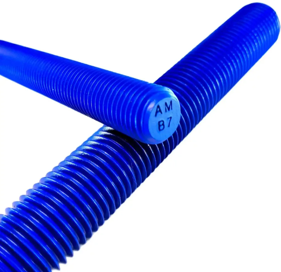 ASTM A193 B7 & B7M Stud Bolts (ASTM A193 Grade B7 / Grade B7M) - B7 / B7M - ASTM A193 Grade B7 / B7M alloy steel - threaded stud geometry with prepared ends; additional product view 3