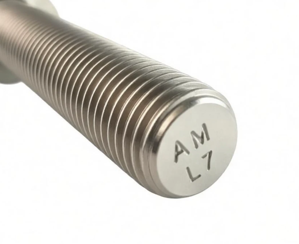 ASTM A320 L7 & L7M Stud Bolts (ASTM A320/A320M Grade L7 / Grade L7M) - L7 / L7M - ASTM A320 Grade L7 / L7M chromium-molybdenum alloy steel - threaded stud geometry with prepared ends; primary product view