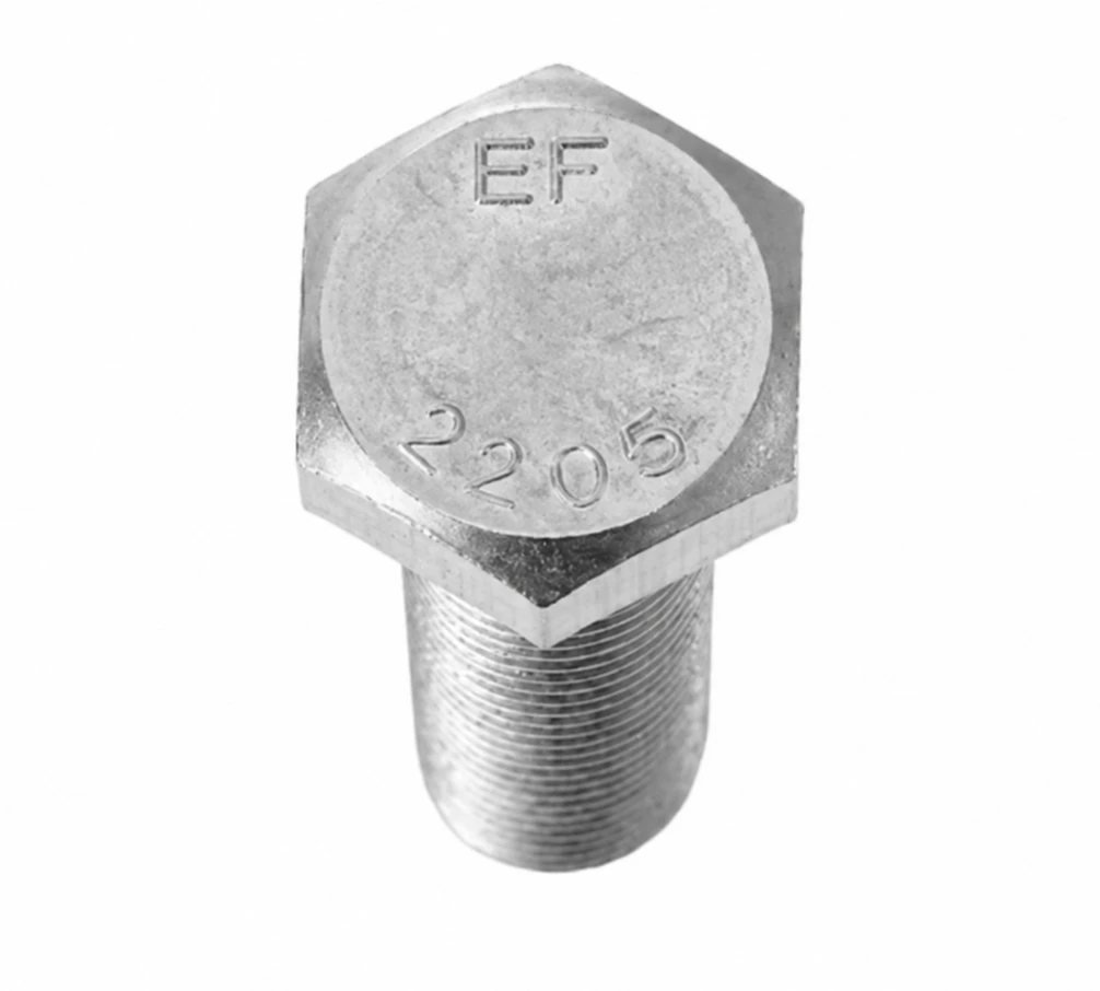 Duplex Hex Head Bolts (DIN 931 / DIN 933) - UNS S32205 / S32750 - Duplex 2205 / Super Duplex 2507 - hex head with threaded shank; alternate product view