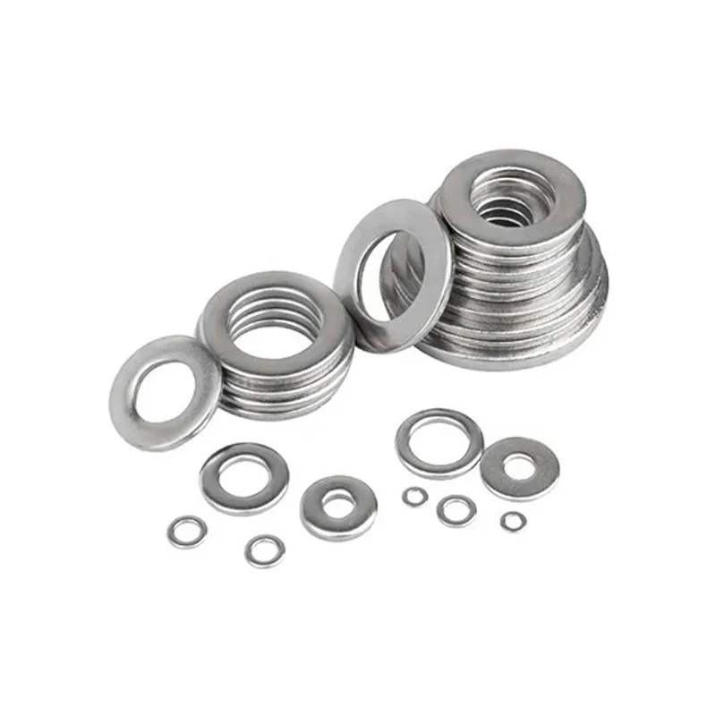 Stainless Flat Washers (ISO 7089 / DIN 125) - SS304 / SS316 - washer profile with central bore; additional product view 3