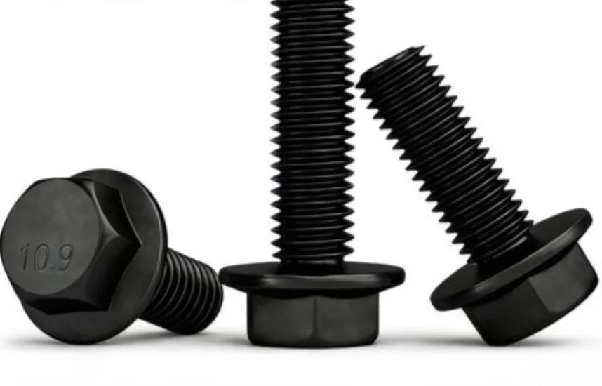 Hex Flange Bolts (DIN 6921 / ISO 4162) - 8.8 / 10.9 / 12.9 - 10B21 / SCM435 / 35CrMo - hex head with integral load-bearing flange; alternate product view
