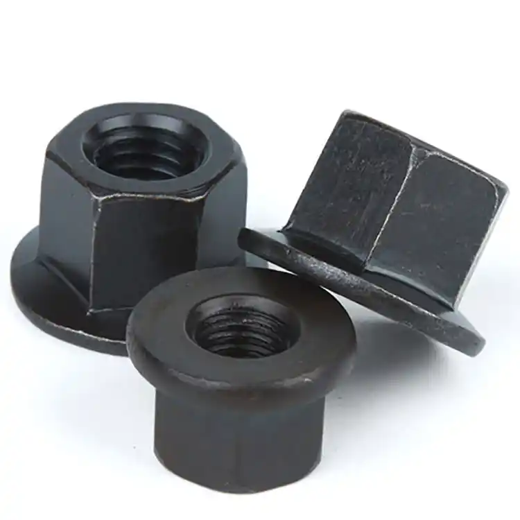 Hex Flange Nuts (DIN 6923 / ISO 4161) - Grade 8 / 10 - 35K / 10B21 - hex nut with integral bearing flange; alternate product view