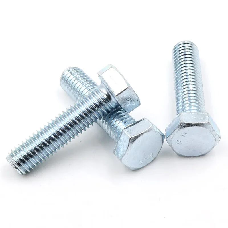 Hex Head Bolts (Full Thread) (ISO 4017 / DIN 933) - 8.8 / 10.9 / 12.9 - 10B21 / 40Cr / SCM435 / 4140 - continuous thread along the fastener body; alternate product view