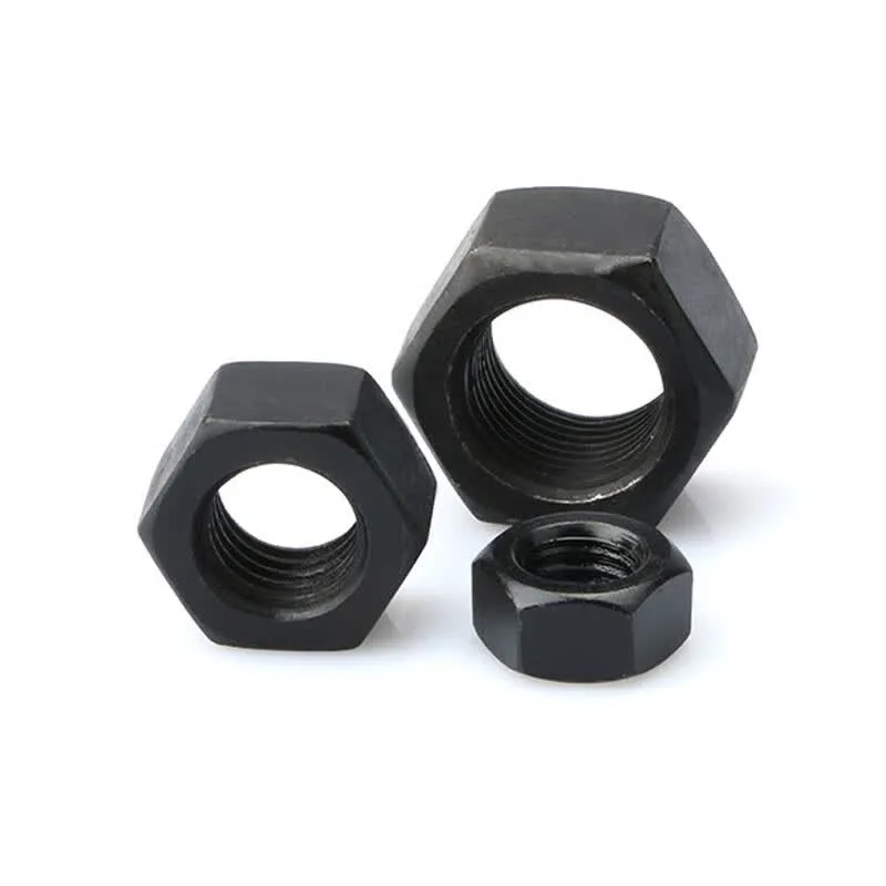 Hex Nuts (DIN 934 / ISO 4032) - Grade 8 / 10 / 12 - 10B21 / 35K - hex body with internal thread; alternate product view