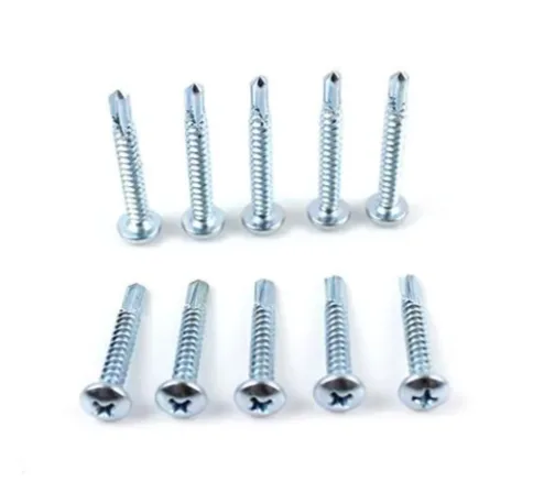Self Drilling Screws (DIN 7504 / ISO 15480) - Case Hardened - C1022 Steel - drill point with threaded body; alternate product view