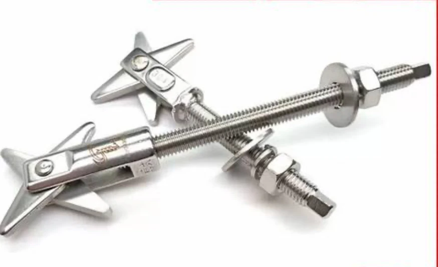 Stainless Scissor Anchors (OEM drawing / project facade specification) - A2 / A4 - SS304 / SS316 - anchor body and expansion or fixing geometry; alternate product view