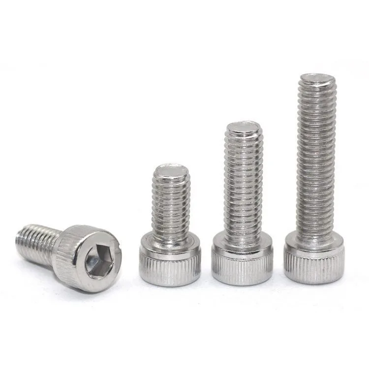 Stainless Socket Head Cap Screws (DIN 912 / ISO 4762) - A2-70 / A4-80 - SS304 / SS316 - cylindrical head with internal hex drive; additional product view 3