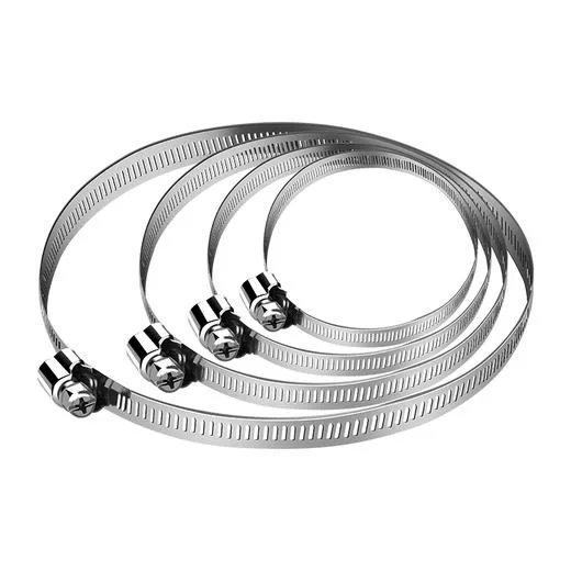 Abrazaderas de tornillo sin fin de acero inoxidable