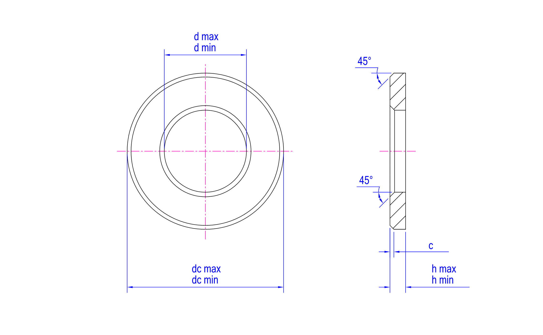 DIN 6916 technical drawing